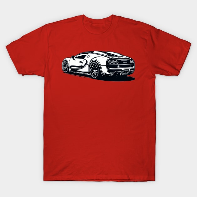 Bugatti Veyron T-Shirt by Vehicles-Art